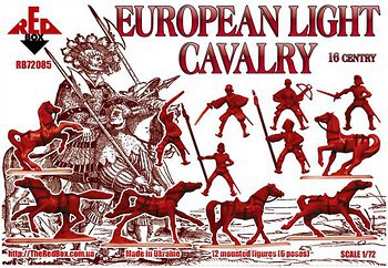Фото Red Box Европейская легкая кавалерия, 16-го века, набор 2 (RB72085)