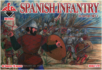 Фото Red Box Испанская пехота 16 века, набор 1 (RB72096)