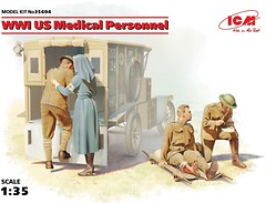 Фото ICM WWI US Medical Personnel 1:35 (35694)