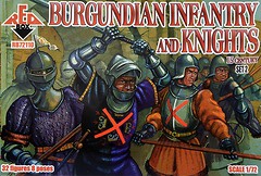 Фото Red Box Бургундская пехота и рыцари 15 века (RB72110)