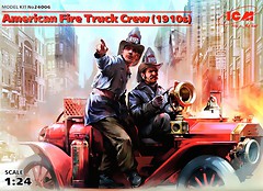 Фото ICM экипаж американской пожарной машины 1910 (24006)