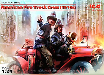 Фото ICM экипаж американской пожарной машины 1910 (24006)