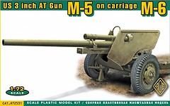 Фото Ace Американская 3-дюймовая протитанковая пушка M6 (72531)