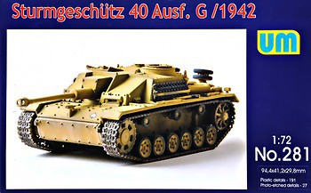 Фото UniModels САУ Sturmgeschutz 40 Ausf. G/1942 (UM281)