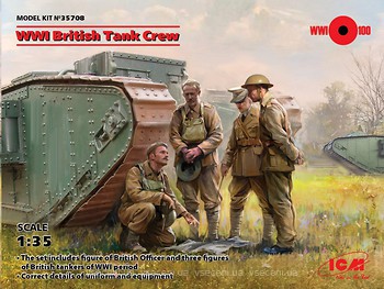 Фото ICM WWI British Tank Crew (35708)
