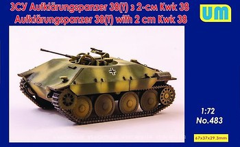 Фото UniModels Aufklarungspanzer 38 (t) with 2 cm KwK 38 (UM483)