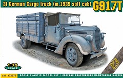 Фото Ace G917T 3t German Cargo Truck m.1939 soft cab (72575)