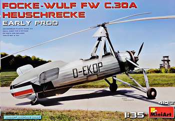 Фото MiniArt Focke Wulf FW C.30A Grasshopper Early Pod (MA41012)