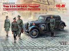 Фото ICM Typ 320 (W142) Saloon with German Staff Personnel (35539)
