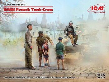 Фото ICM WWII French Tank Crew (35647)