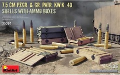 Фото MiniArt Снаряды для пушки 7,5 cm Pzgr. & Gr. Patr. Kw.K. 40 (MA35381)