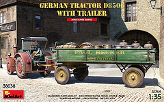Фото MiniArt Немецкий трактор D8506 с прицепом (MA38038)