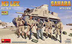 Фото MiniArt M3 Lee среднего выпуска Сахара с экипажем (MA35274)