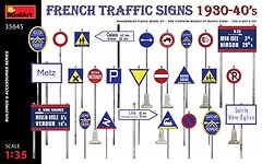 Фото MiniArt Дорожные знаки. Франция 1930-40 (MA35645)