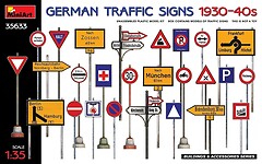 Фото MiniArt German Traffic Signs 1930-40’s (MA35633)