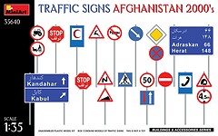 Фото MiniArt Дорожные знаки. Афганистан 2000-е годы (MA35640)