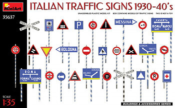 Фото MiniArt Итальянские дорожные знаки 1930-40-х (MA35637)