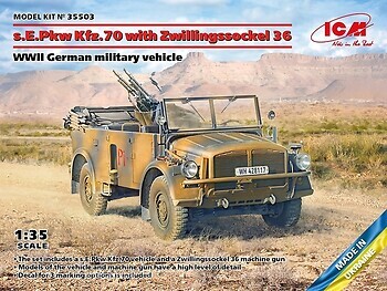 Фото ICM s.E.Pkw Kfz.70 Zwillingssockel (ICM35503)