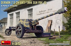 Фото MiniArt German 7.5cm Anti-Tank Gun PAK 40. Early Prod (MA35394)