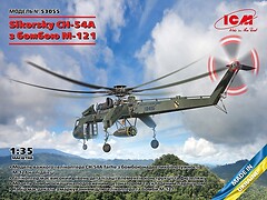 Фото ICM Сикорский CH-54A Tarhe с бомбой M-121 (ICM53055)