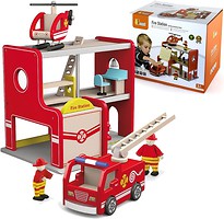 Фото Viga Toys игровой набор Пожарная часть (50828)