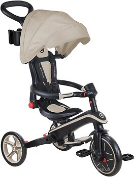 Фото Globber Explorer Trike Foldable 4 в 1 Taupe (732-466-2)
