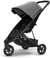 Фото Thule прогулочная Spring с козырьком Black/Grey Melange (TH 11300200-11300305)