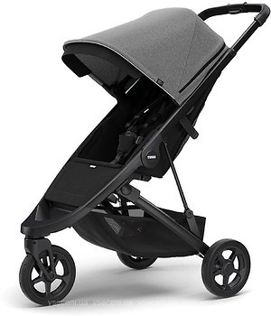 Фото Thule прогулочная Spring с козырьком Black/Grey Melange (TH 11300200-11300305)
