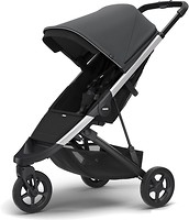 Фото Thule прогулочная Spring с козырьком Aluminium/Shadow Grey (TH 11300100-11300302)