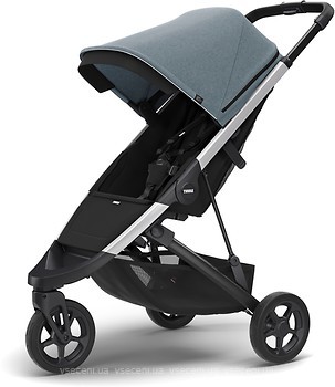Фото Thule прогулочная Spring с козырьком Aluminium/Teal Melange (TH 11300100-11300306)