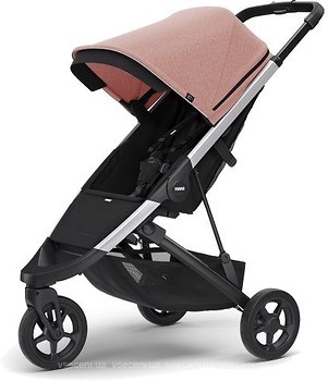Фото Thule прогулочная Spring с козырьком Aluminium/Misty Rose Melange (TH 11300100-11300307)