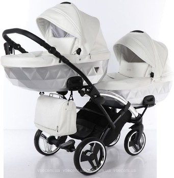 Фото Tako 2 в 1 Junama Diamond Mirror Satin Duo Slim White/Silver (04)