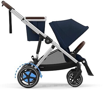 Фото Cybex прогулочная eGazelle S SLV Ocean Blue (524000529)