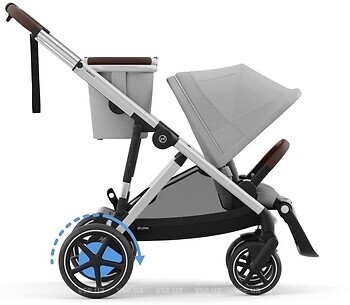Фото Cybex прогулочная eGazelle S SLV Stone Grey (524000523)