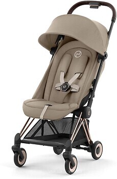 Фото Cybex прогулочная Coya Cozy Beige/Rosegold Frame (522005183)