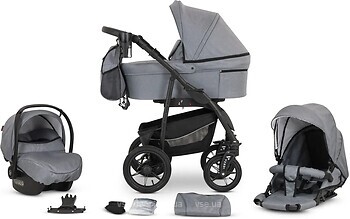 Фото Verdi 3 в 1 Sonic Comfort Gray Fabric (9023-VC-01)