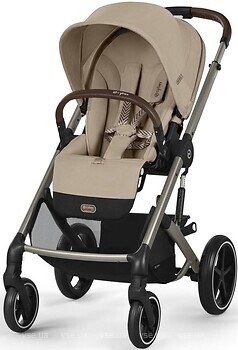 Фото Cybex прогулочная Balios S Lux TPE Almond Beige (524001211)