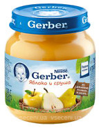 Фото Gerber Пюре яблоко и груша 130 г