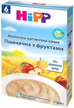 Каша nutrilon молочная пшеничная с фруктами