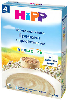 Фото Hipp Каша молочная гречневая с пребиотиками 250 г