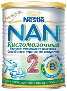 Фото Nestle NAN 2 кисломолочный 400 г
