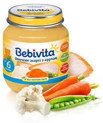 Bebivita суп овощной с говядиной