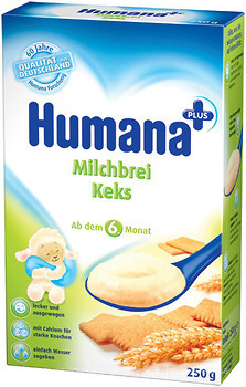 Фото Humana Каша молочная с печеньем 250 г