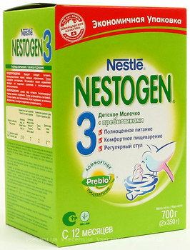 Фото Nestle Nestogen 3 с пребиотиками 700 г