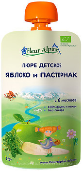 Фото Fleur Alpine Пюре Яблоко и пастернак 120 г