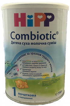 Фото Hipp Смесь молочная Combiotic 1 750 г
