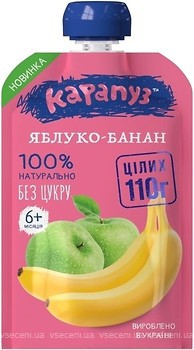 Фото Карапуз Пюре яблоко-банан 110 г