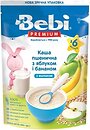 Фото Bebi Premium Каша молочная Пшеничная с яблоком и бананом, мягкая упаковка 200 г