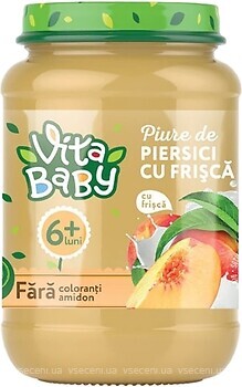 Фото Vita Baby пюре Персик 180 г