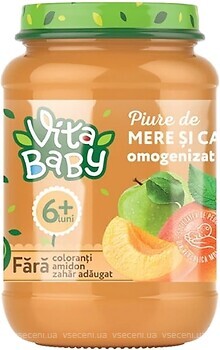 Фото Vita Baby пюре Яблоко и абрикос 180 г